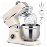 ZACME 7 Quart Stand Mixer Aluminum Die Casting, 650W 12 Speed Tilt-Head Kitchen Electric Stand Mixer, Household Food Mixer with Stainless Steel Bowl, Dough Hook, Whisk and Beater (Porcelain) Retail $3