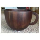 SpaceAid Wooden Bowl with Handle, Kitchen Space Aid Acacia Wood Mixing Bowls Holder for Stand Mixer, Compatible with 4.5 & 5 QT Tilt-Head Models Kitchen, Natural Wood Retail $149 - button needs new sc