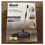 Shark V2945Z 12in Rechargeable Floor Carpet Sweeper