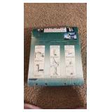 Pro-Extreme Under-Lav Protectors X-Ring Locking System ADA Compliant, Model #X4333 White Color 3 Piece Kit, 1-P Trap Cover, 2-Angle Stop Valve and Supply Covers and Hardware Included