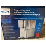 PHILIPS Reverse Osmosis Water Filter Countertop ADD6928DG/37(Cold&Hot), 6-Stage Mineralization Filtration System with Aquaporin Tech, Large Capacity for Family, 6L Tank,1.8L Jug, Reduce TDS,  RETAIL: 