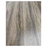 1,200 SF of HD Brushed Oak LVP Waterproof - 6.5" x 48" - Smokehouse  LVX Lighter in Person