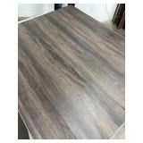 401 SF of HD Brushed Oak LVP Waterproof - 6.5" x 48" - Smokehouse LVX  Lighter in Person