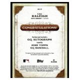 Cal Raleigh RC On-Card Auto 2022 Gypsy Queen #GQA-CR Rookie Baseball Card