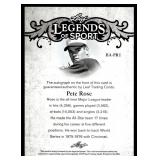 Pete Rose Auto 2015 Leaf Legends of Sport #BA-PR1 Baseball Card