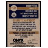 Bobby Witt RC On-Card Auto /200 2020 Onyx #VABW Authentic Signed Rookie Baseball Card