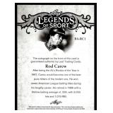 Rod Carew Auto 2015 Leaf Legends of Sport #BA-RC1 Baseball Card