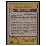Earl Campbell RC 1979 Topps #390 Vintage Rookie Football Card