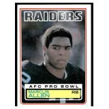 Marcus Allen RC 1983 Topps #294 Vintage Rookie Football Card