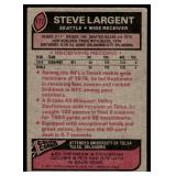 Steve Largent RC 1977 Topps #177 Vintage Rookie Football Card