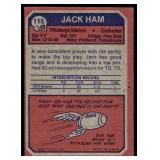 Jack Ham RC 1973 Topps #115 Vintage Rookie Football Card