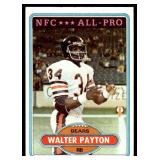 Walter Payton 1980 Topps #160 Vintage Chicago Bears Football Card
