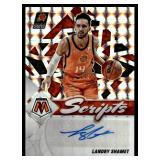 Landry Shamet Auto 2021-22 Mosaic Scripts Prizm #SC-LSM Basketball Card