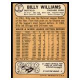 Billy Williams 1968 Topps #37 Vintage Chicago Cubs Baseball Card