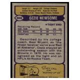 Ozzie Newsome RC 1979 Topps #308 Vintage Rookie Football Card