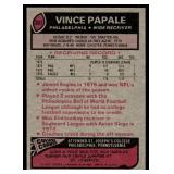 Vince Papale RC "Invincible" 1977 Topps #397 Vintage Rookie Football Card