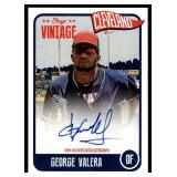 George Valera On-Card Auto /200 2020 Onyx Vintage #VAGV Signed Baseball Card