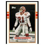 Deion Sanders RC 1989 Topps Traded #30T Rookie Football Card