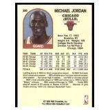Michael Jordan 1989 NBA Hoops #200 Basketball Card