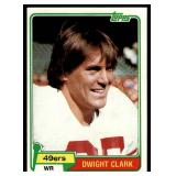 Dwight Clark RC 1981 Topps #422 Vintage Rookie Football Card