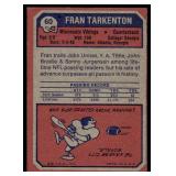 Fran Tarkenton 1973 Topps #60 Vintage Minnesota Vikings Football Card