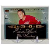 Gordie Howe Autographed and Inscribed "MR. Hockey" 2004 Upper Deck Premier Signaures #PS-MH Hockey Card