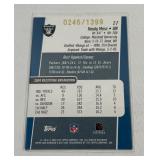 Randy Moss 4 Minnesota Vikings Card Lot w/ numbered Card