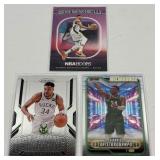 Giannis Antetokounmpo 3 Basketball Card Lot