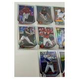 10 Card Bowman Chrome Mojo MAJOR STAR Lot - Trout, Holliday, Skubal, Harper, Carroll, Henderson, Freeman, Sasaki RC, Betts, Elly Baseball Cards