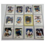12 Card Baseball On-Card Auto Lot Leaf Signature Series Gold and Bronze