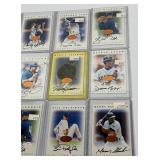 12 Card Baseball On-Card Auto Lot Leaf Signature Series Gold and Bronze