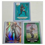 Michael Penix Jr. 3 Card Rookie and Numbered Football Lot