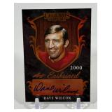 Dave Wilcox Auto 2015 Leaf Legends of Sport Enshrined #EA-DW2 Signed Football Card