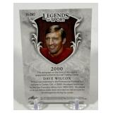 Dave Wilcox Auto 2015 Leaf Legends of Sport Enshrined #EA-DW2 Signed Football Card
