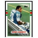 Barry Sanders RC 1989 Topps Traded #83T Rookie Football Card - #2