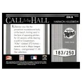 Harmon Killebrew /250 2004 Donruss Timelines Call to the Hall #CH-9 Numbered 183/250 Minnesota Twins Baseball Cad