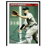 Justin Morneau On-Card Auto 2006 Topps Bazooka #200 Minnesota Twins Baseball Card