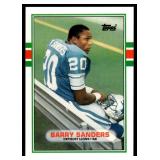 Barry Sanders RC 1989 Topps Traded #83T Rookie Football Card - #4