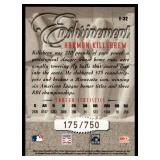 Harmon Killebrew /750 2003 Donrus Studio Enshrinement #E-32 Numbered 175/750 Minnesota Twins Baseball Card