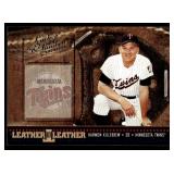 Harmon Killebrew /2499 2004 Donruss Lumber and Leather #LEL-35 Numbered 1129/2499 Minnesota Twins Baseball Card