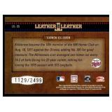 Harmon Killebrew /2499 2004 Donruss Lumber and Leather #LEL-35 Numbered 1129/2499 Minnesota Twins Baseball Card