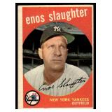 Enos Slaughter 1959 Topps #155 Vintage Baseball Card