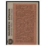 Warren Spahn 1962 Topps #399 Vintage Baseball Card