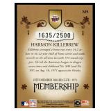 Harmon Killenrew /2500 2003 Donruss Classics membership #M9 Numbered 1636/2500 Minnesota Twins Baseball Card