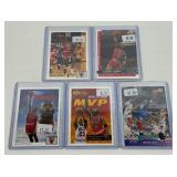 Michael Jordan 5 Card Basketball Lot #2