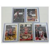 Michael Jordan 5 Card Basketball Lot #3
