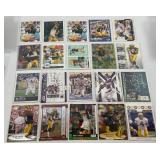 Bretty Favre 20 Card Green Bay Packers Football Lot