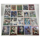 Peyton Manning 20 Card Football Lot
