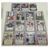 15 Card Autographed Football Card Lot