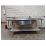 NSF STAINLESS STEEL TABLE WITH DRAWER